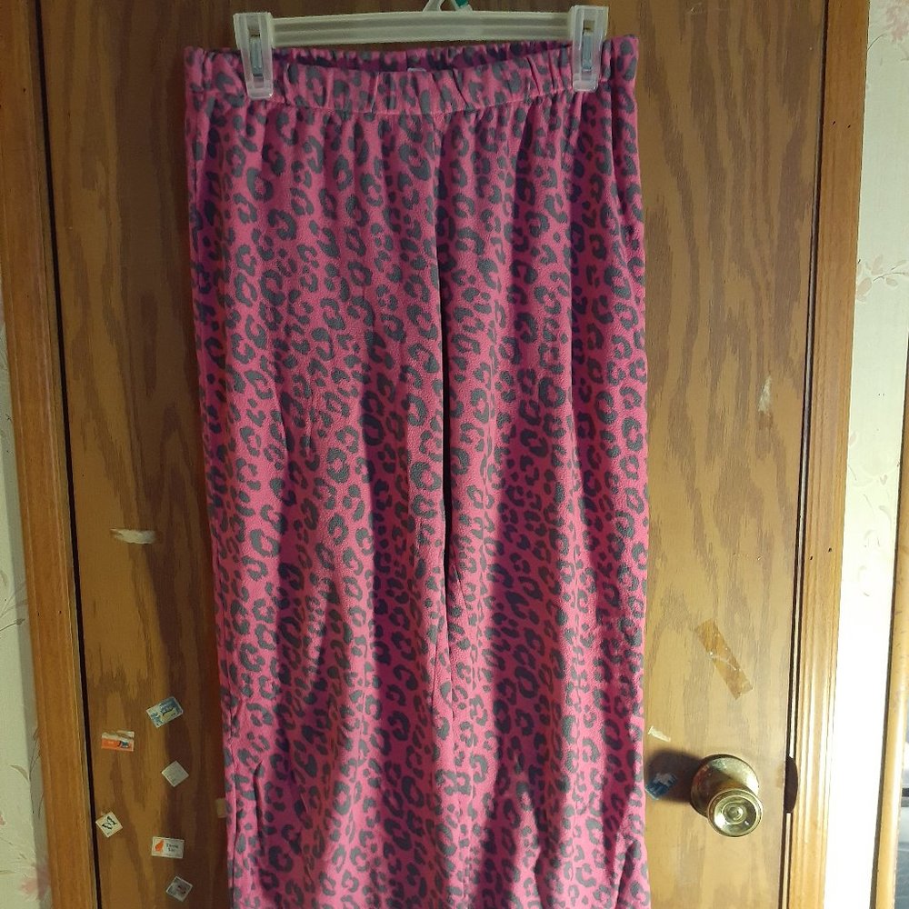 PINK CHEETAH PRINT PJS